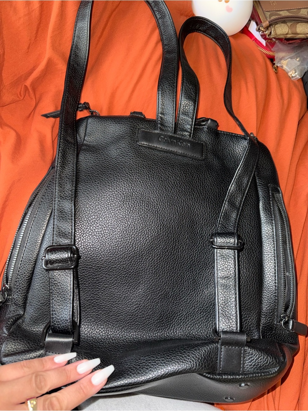 Authentic Calvin Klein multi-pocket utility backpack - Picture 5 of 7